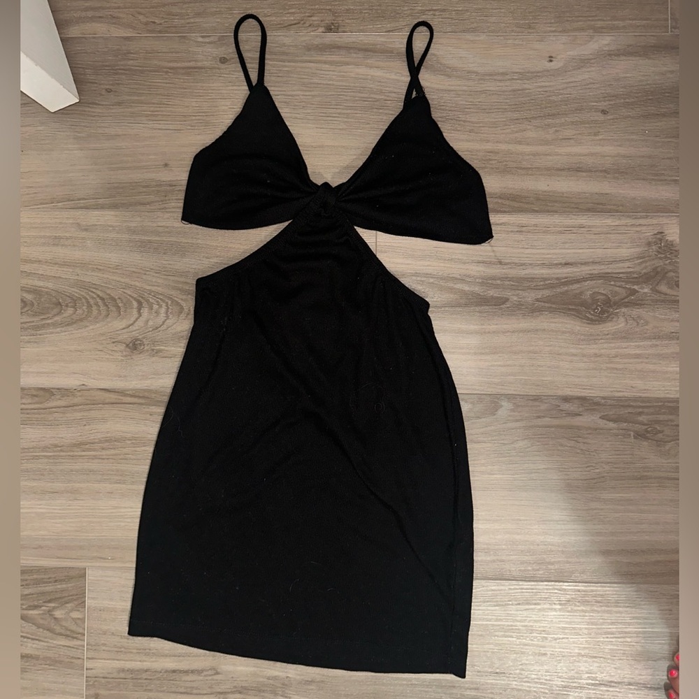 Black Cut Out Dress
